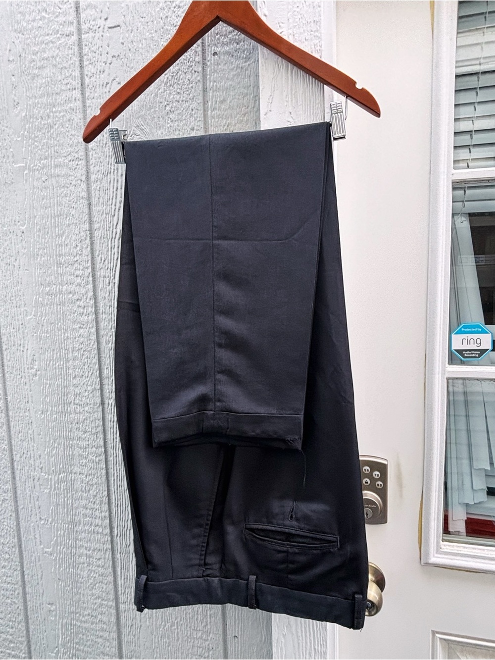 Vintage Claiborne Black Men’s Dress Pants - Tailored Pleated/Creased Fit